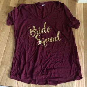 Bride Squad Shirt for Bachelorette